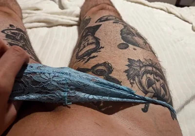 Jerking off Wearing Female Panties