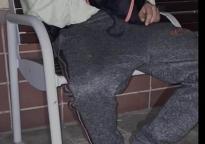 Waiting on Train on Station