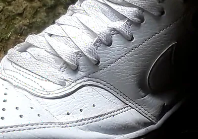 My Nike White Shoes and Socks