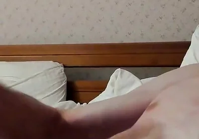 It's my first time cumming, so my whole belly is covered in cum