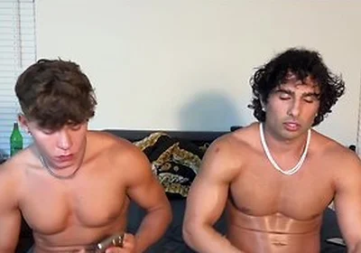Zane Walker And Drake Von In Two Masculine Hot Guys Jerk Off Next To Each Other