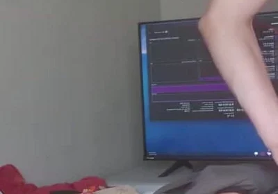 Bubble Butt Boy Turns His Belly Into a Ball