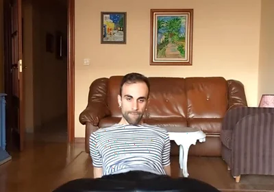 I Make a Streeptease Dressed in Military Dress