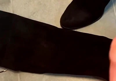 Cum on Step Moms High Heels