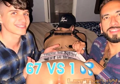67 Vs 1! - Gang Bang! Pump and Dump Hardcore Gay Anal Sex BBC