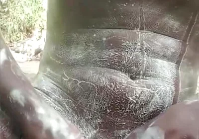 Soapy Masturbation Big Black Dick Cumming Outside Part 2