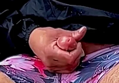 I'm Cumming on the Beach and Collect All the Ejaculation in a Bowl