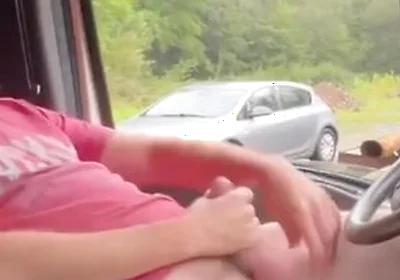 Guy With A Nice Big Cock She Fucks Me Wildly In The Street