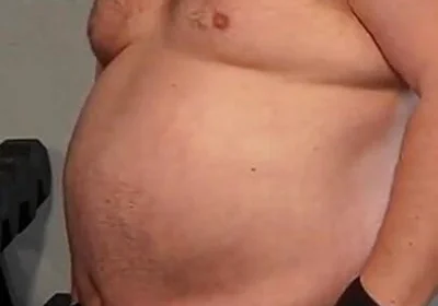 Muscle Chub Bear Working Out