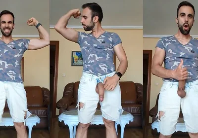 Jerking off and Cumming Over My Pants