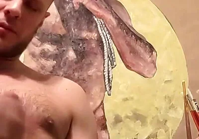 In Addition to Showing off for the Camera I Am Pretty Darn Good at Painting.