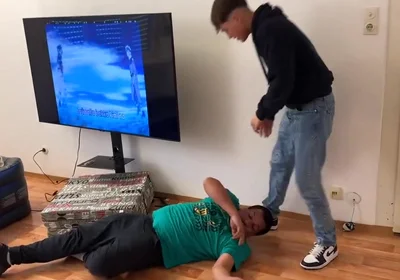 Germany bad boys sneaker feet masters