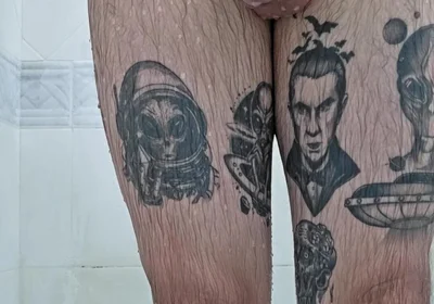 Chubby Was Caught Jerking off in the Shower