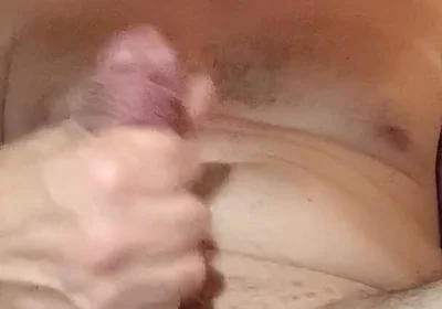 Fit Old Man Masturbating After Workout