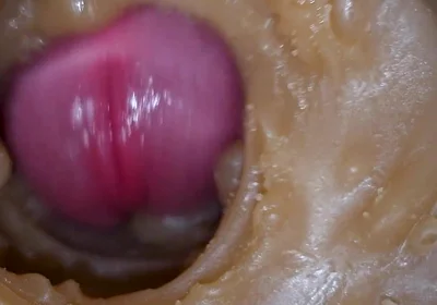 Precum Squirting in My Pussy Toy Camera in Vagina 4K. Extreme Close up!