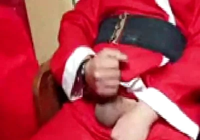 Santa Claus Caresses Himself at Christmas 2025