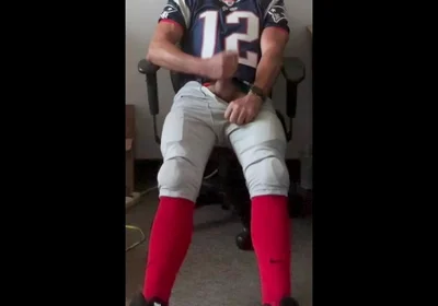 Jockdad87 Jerks and Shoots a Load in His Football Uniform