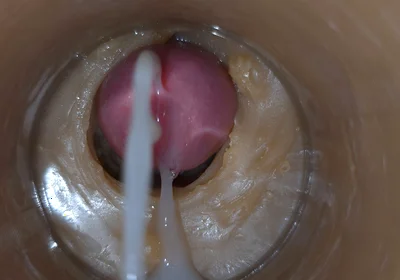Precum Squirting in My Pussy Toy Camera in Vagina 4K. Extreme Close up!