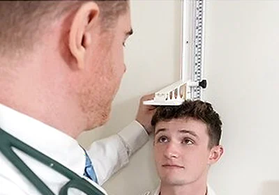 Dr Wolf Fucks New Patient Grant Ducati On His Exam Table