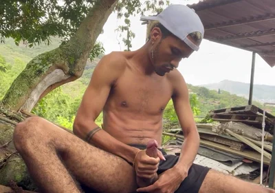 Fucking with My Sex Toy Behind an Abandoned House