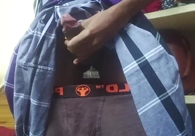 Desi Teen Boy Cumshot and Jerk off in Home.