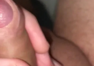 Jerking off Small Tiny Uncut Dick with Cumshot
