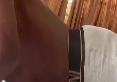 So Turned on My Cock Rock Hard Humping the Bed