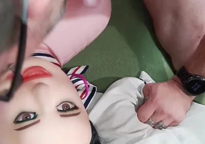 Cumshot in Hana's Mouth!