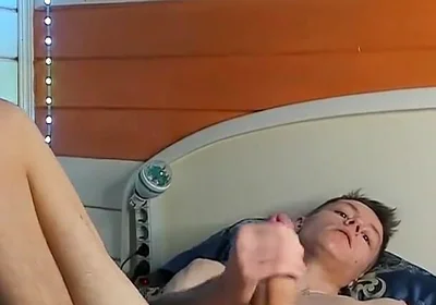 Dildo Touching My Ass Makes Me Wet and Cum