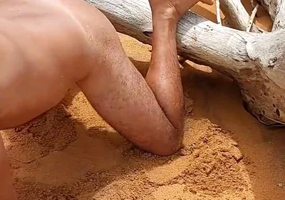 Ladysilva Showing off Her Tanned Butt with a Very Sexy Tan Line on the Beach