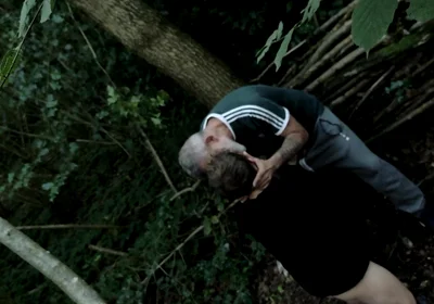Twink Caught in the Woods Sucking Big Cock Grandpa