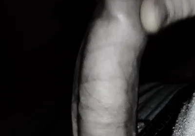 Late Night Cum. Sliding Foreskin on Dickhead. Close up Orgasm.
