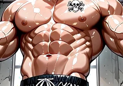 Ai Men with Huge Muscles