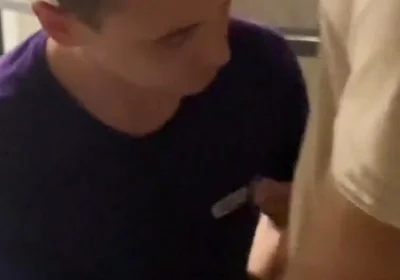 Blowing a Hung Stud in the Stairwell