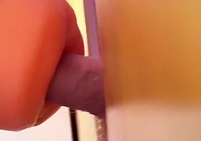 Straight Guy Pounds His Girl at the Gloryhole - but Who's Really Moaning Behind It?!