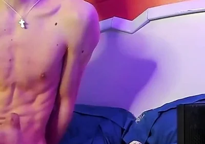 Teen Cums a Lot From a Vibrator in the Ass