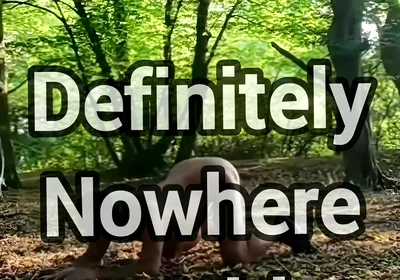 Ass up in Public Woodland