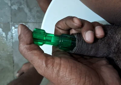 Playing with My Penis with Screwdriver