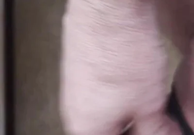 My Friend Sits in a Chair and Jerks His Cock While Watching the Video Until He Orgasms