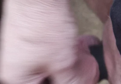 My Friend Sits in a Chair and Jerks His Cock While Watching the Video Until He Orgasms