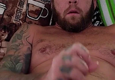 Bear Daddy Taking Care of Himself While You Watch