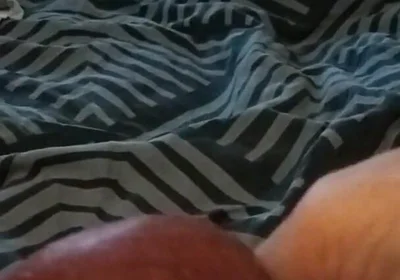 My Friend Lies on the Bed and Plays with His Big Cock