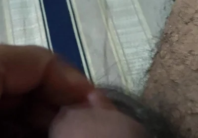 Simple Man Trying to Hard Cock at Room