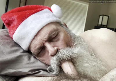Santa Comes Early to Work My North Pole - Santa Sucks Cock Pt. 1