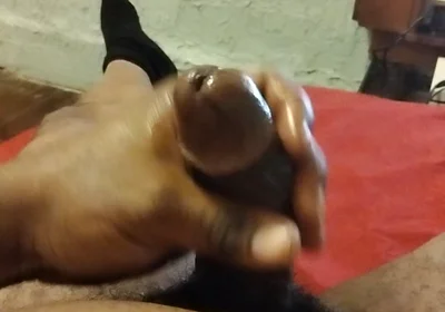 Jerking off Black Dick