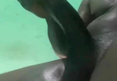 Part 2 Long Dick Guy Hides and Beat His Big Black Cock