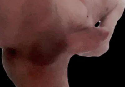 Masturbating Standing up