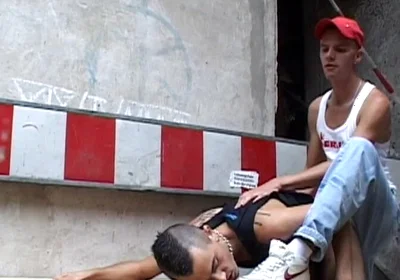 White Nikes Scally Fucker