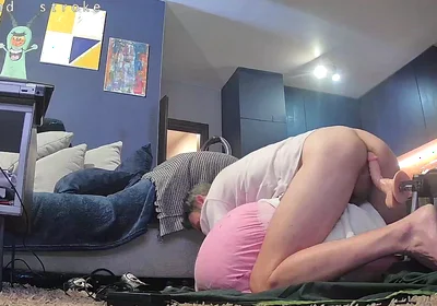 Kiara take two dildos in ass