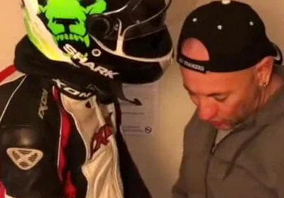 Humiliation at the hotel with fetish outfits biker